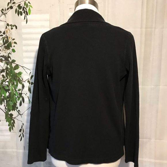 Black Button up Cardigan - Picture 4 of 6